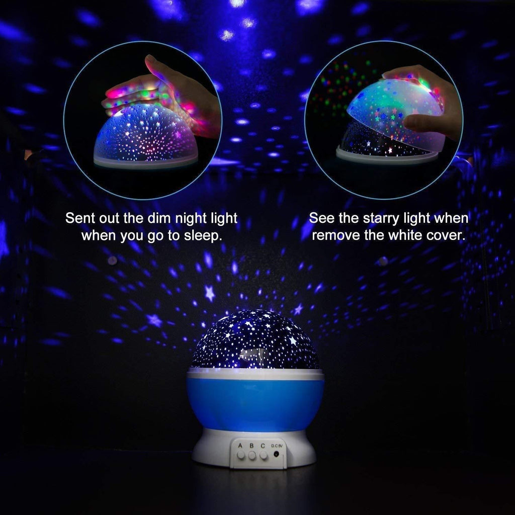 Star  Color Changing Rotating  Lamp